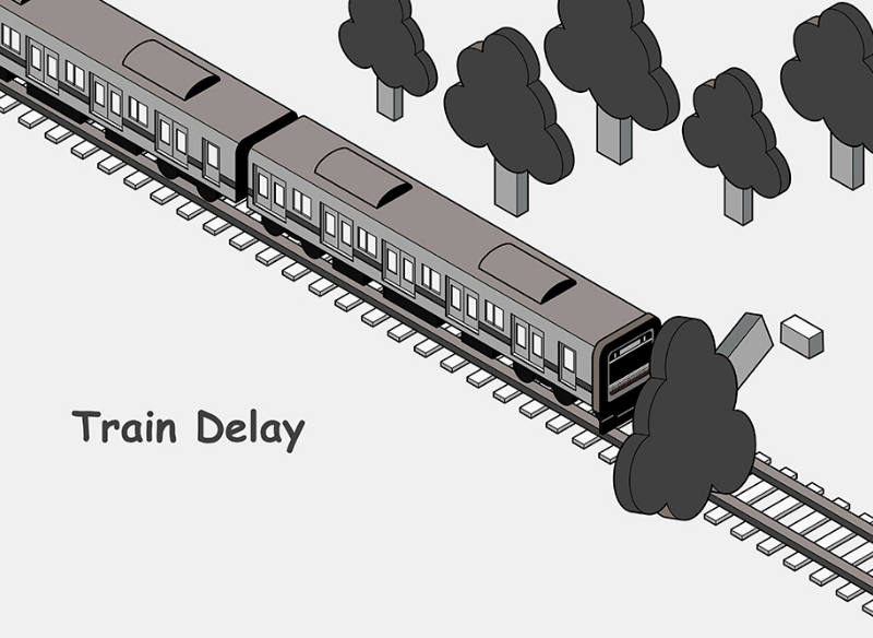 【申請】電車遅延について